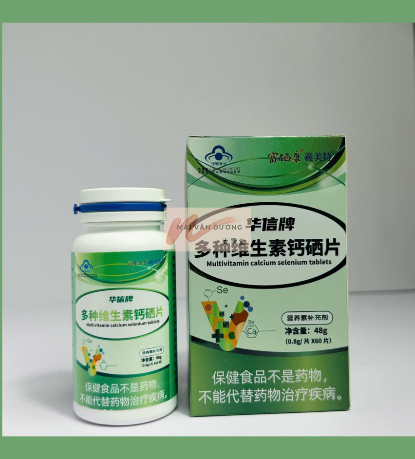 VIÊN ĐA VI CHẤT BỔ SUNG VITAMNI, CANXI, SELEN 