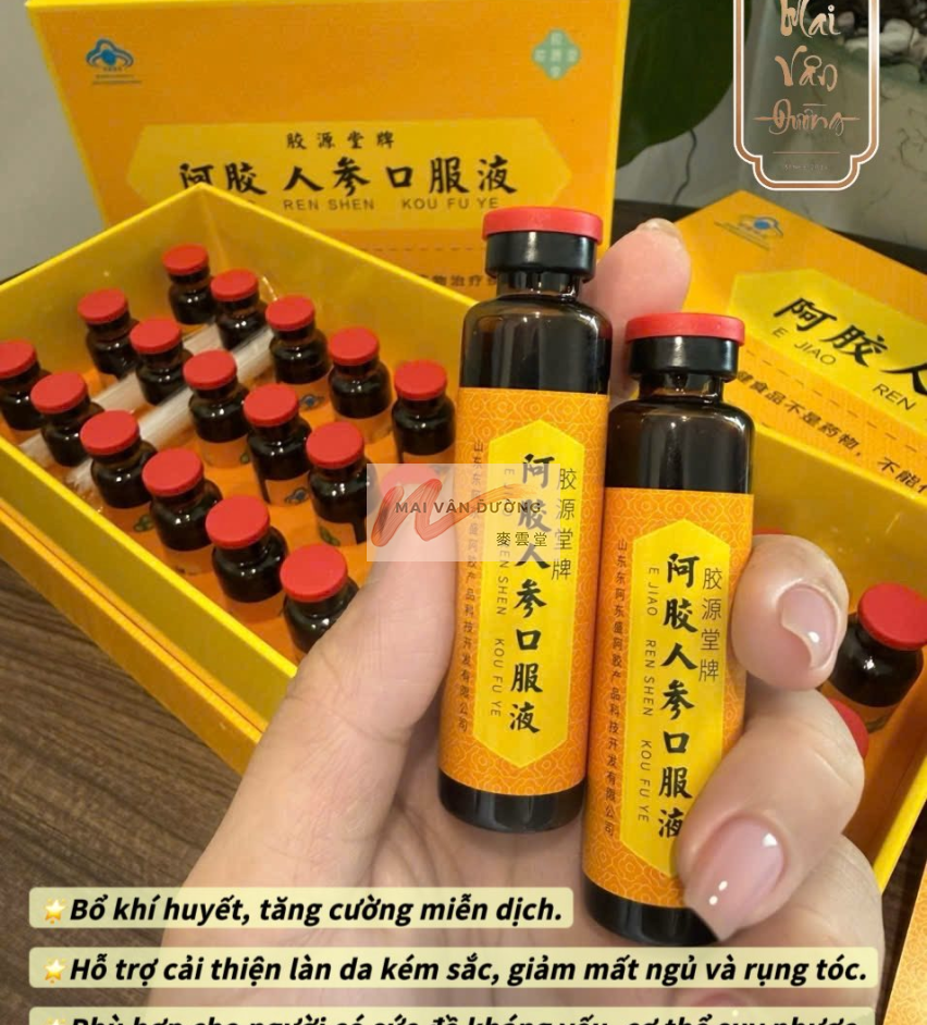 A GIAO NHÂN SÂM DƯỠNG KHÍ HUYẾT