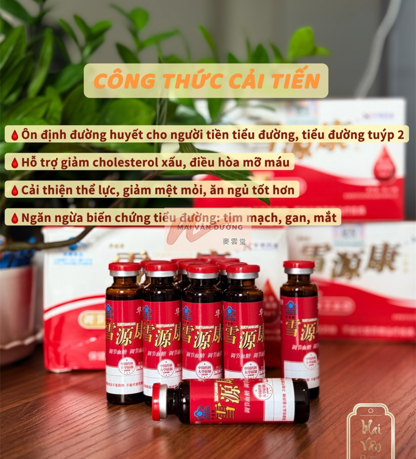XUEYUANKANG – NƯỚC UỐNG ĐIỀU HÒA ĐƯỜNG HUYẾT