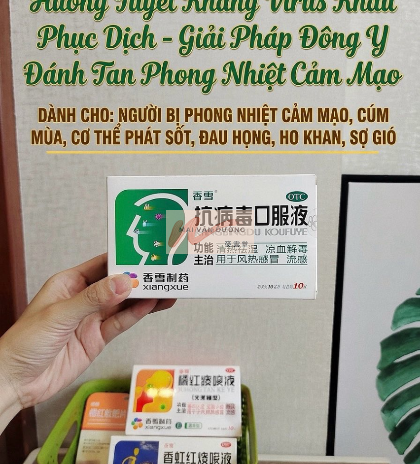 KHÁNG VIRUS KHẨU PHỤC DỊCH 