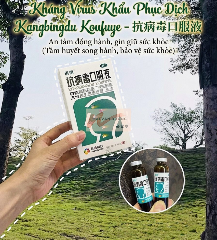 KHÁNG VIRUS KHẨU PHỤC DỊCH 